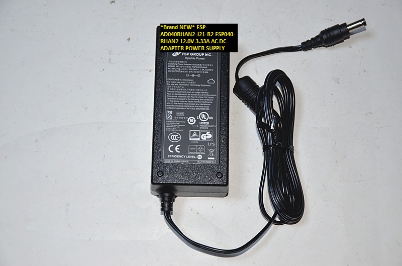 *Brand NEW* 12.0V 3.33A FSP FSP040-RHAN2 AD040RHAN2-J21-R2 5.5*2.1 AC DC ADAPTER POWER SUPPLY